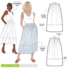 Load image into Gallery viewer, Style Arc Memphis Woven Skirt