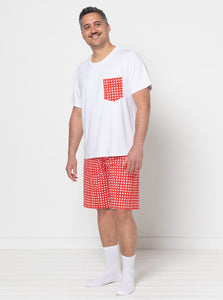 Style Arc Men's Knit Pjs
