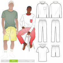 Load image into Gallery viewer, Style Arc Men&#39;s Knit Pjs