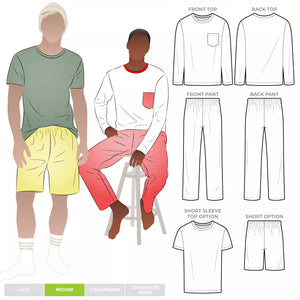 Style Arc Men's Knit Pjs