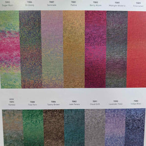 Australian Made Merino Magic Medley 8 ply Colour Card for sale at Minerva's Bower