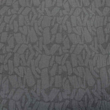 Load image into Gallery viewer, Textured black muno jacquard patterned fabric. Available at Minerva&#39;s Bower