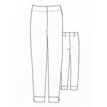 Load image into Gallery viewer, Sketch of Tessuti Patterns Nina Pants paper pattern available at Minerva&#39;s Bower
