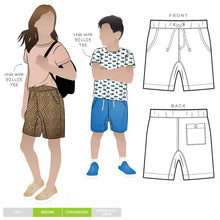 Load image into Gallery viewer, Style Arc Oscar Kids Shorts Sewing Pattern - Sizes 2 to 8 for sale at Minerva&#39;s Bower 