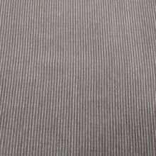Load image into Gallery viewer, Close-up of brown fabric with thin white stripes. Available at Minerva&#39;s Bower