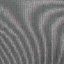 Load image into Gallery viewer, Close-up of olive fabric with white pinstripes. Available at Minerva&#39;s Bower