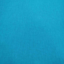 Load image into Gallery viewer, Flat lay of 100% Linen, Pumice Wash, Turquoise for sale at Minerva&#39;s Bower