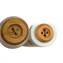 Load image into Gallery viewer, Wooden Button, Medium Rounded Raised Rim Button - Minerva's Bower