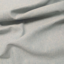 Load image into Gallery viewer, Flat drape of Anderson 55% Linen 45% Cotton, Light Chambray - for sale at Minerva's Bower