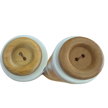Load image into Gallery viewer, Wooden Button, Large Rounded Raised Rim Button - Minerva's Bower