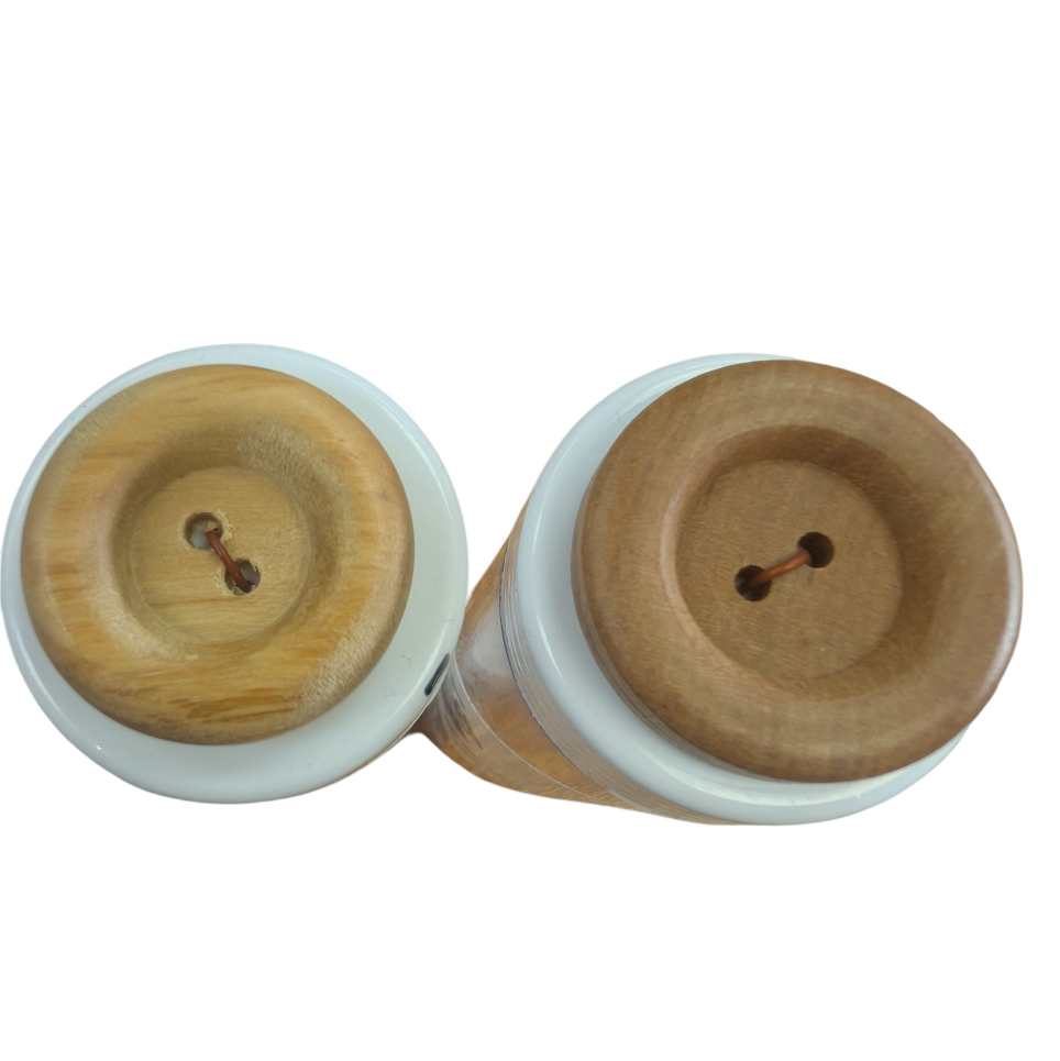 Wooden Button, Large Rounded Raised Rim But|Minervas Bower – Minerva's ...