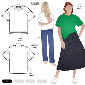 Style Arc Hayden Knit Tee