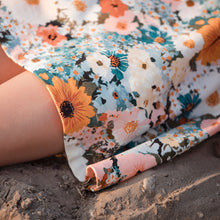 Load image into Gallery viewer, See You At Six Cotton French Terry, Flower Painting - Minerva's Bower