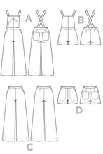 Load image into Gallery viewer, Closet Core Patterns Jenny Overalls and Trousers