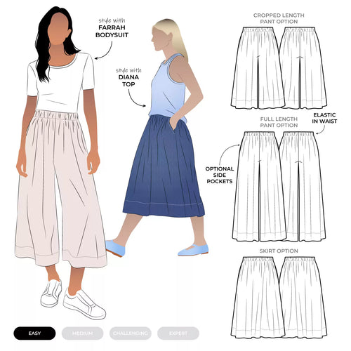Style Arc Rumi Woven Skirt and Pant
