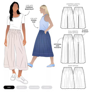 Style Arc Rumi Woven Skirt and Pant