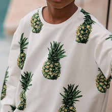 Load image into Gallery viewer, See You At Six Cotton French Terry, Pineapples