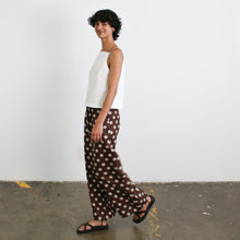 Load image into Gallery viewer, side view of Tessuti Patterns Sammy pants paper pattern for sale at Minerva&#39;s Bower