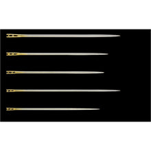 Load image into Gallery viewer, Close up of clover self threading needles for sale at Minerva&#39;s Bower