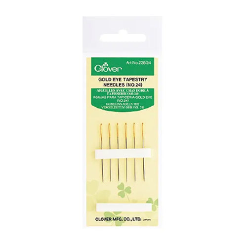 Clover tapestry needles size 24 for sale at Minerva's Bower