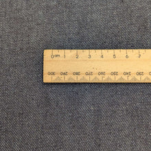 Load image into Gallery viewer, Close up of Cotton Denim, the 06, with ruler for scale, for sale at Minerva&#39;s Bower