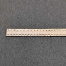 Load image into Gallery viewer, Flat lay of washed pure cotton drill, in walnut colourway. Available at Minerva&#39;s Bower. Ruler included for scale