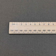 Load image into Gallery viewer, Flat lay of washed pure cotton drill, in walnut colourway. Available at Minerva&#39;s Bower. Ruler included for scale