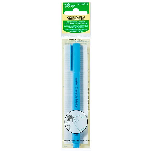 Clover water erasable pen, thick , for sale at Minerva's Bower