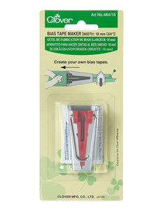 Clover 18mm bias tape maker for sale at minerva's bower
