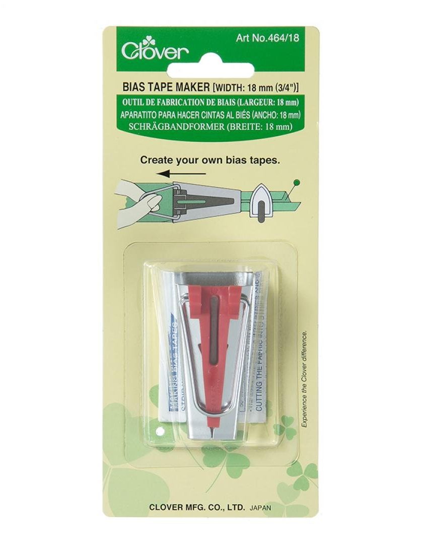 Clover 18mm bias tape maker for sale at minerva's bower