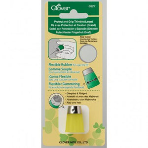 Clover Protect and Grip thimble, Large, for sale at Minerva's Bower