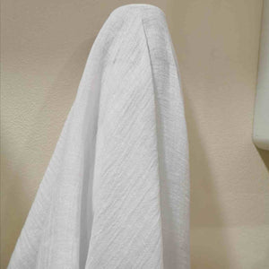 Drape Image of  100% High Twist Linen, White, for sale at Minerva's Bower