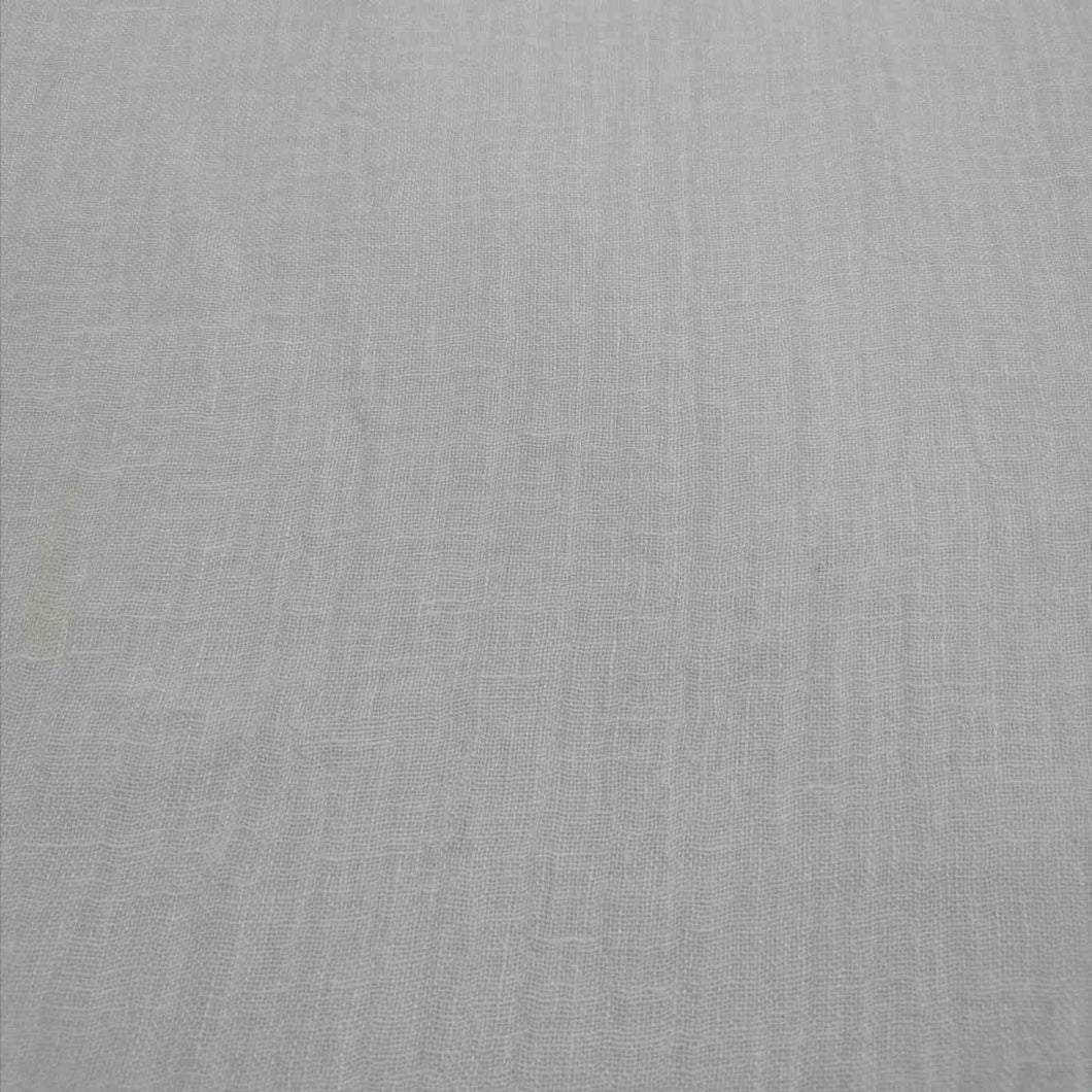 Flat lay of 100% High Twist Linen, White, for sale at Minerva's Bower