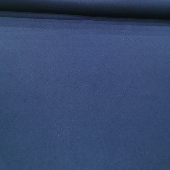 Wool Viscose, Navy - 1/4 metre