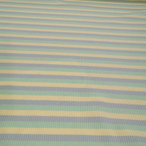 Ribbed Cotton Jersey, Sorbet Stripe - 1/4 metre