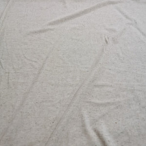 Viscose Linen Knit, Seeded Wheat - 1/4 metre