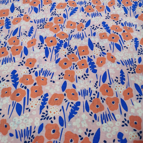Kokka 100% Cotton , Canvas Dandelion - 1/4 metre