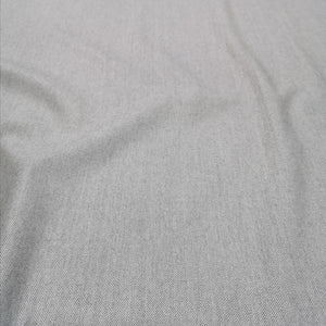 Wool Shirting, Herringbone, Ice - 1/4 metre