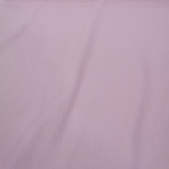 100% Cotton Twill, Dusky Pink - 1/4 metre