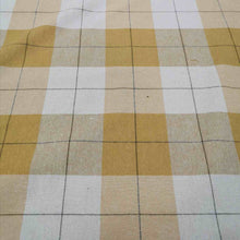 Load image into Gallery viewer, Linen Cotton Blend, Caramel Squares - 1/4metre