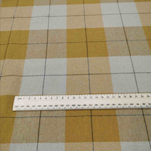 Load image into Gallery viewer, Linen Cotton Blend, Caramel Squares - 1/4metre