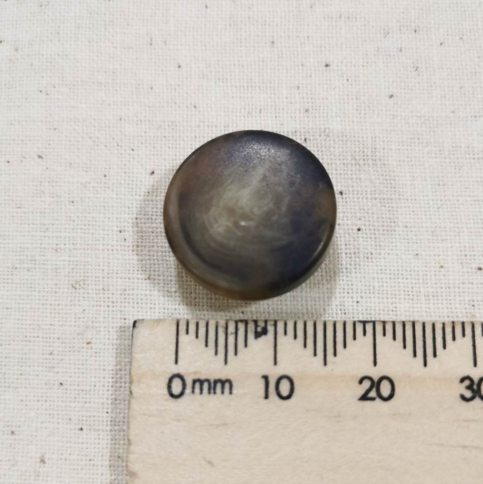 Brown Swirl Shank Button - Small