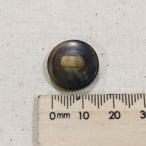 Brown Swirl Shank Button - Small