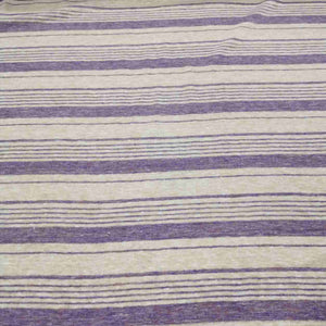 Linen Knit, Iris Stripe - 1/4 metre