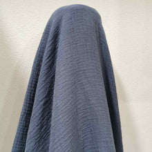 Load image into Gallery viewer, 100% Organic Cotton Double Cloth Gauze, Smoke - 1/4 metre