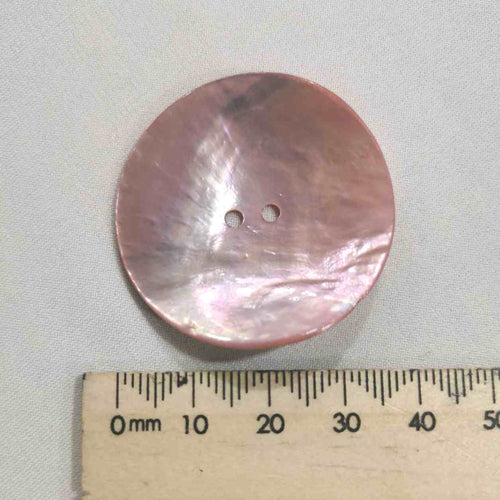 Shell Button, Extra Large Pink
