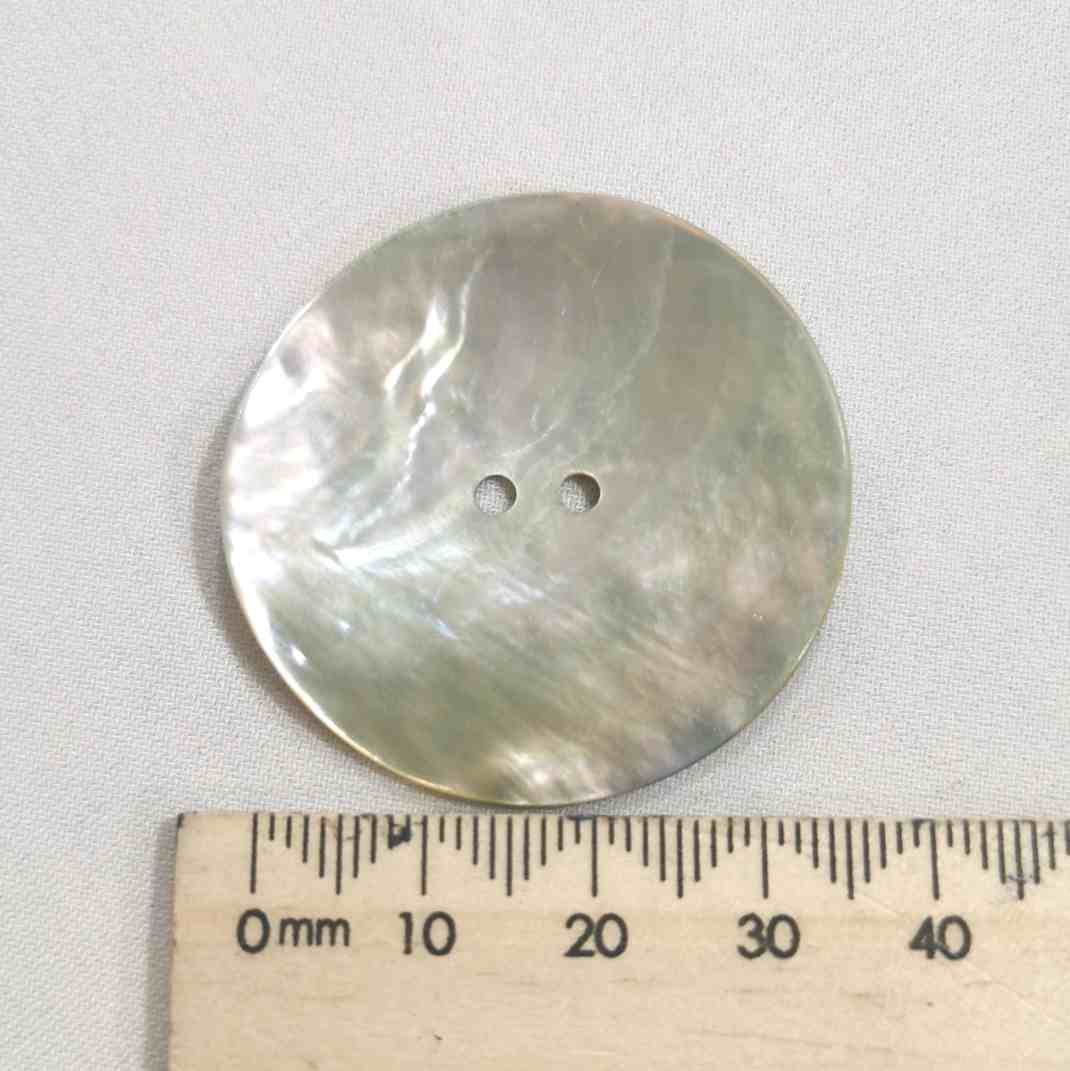 Shell Button, Extra Large White|Minervas Bower – Minerva's Bower