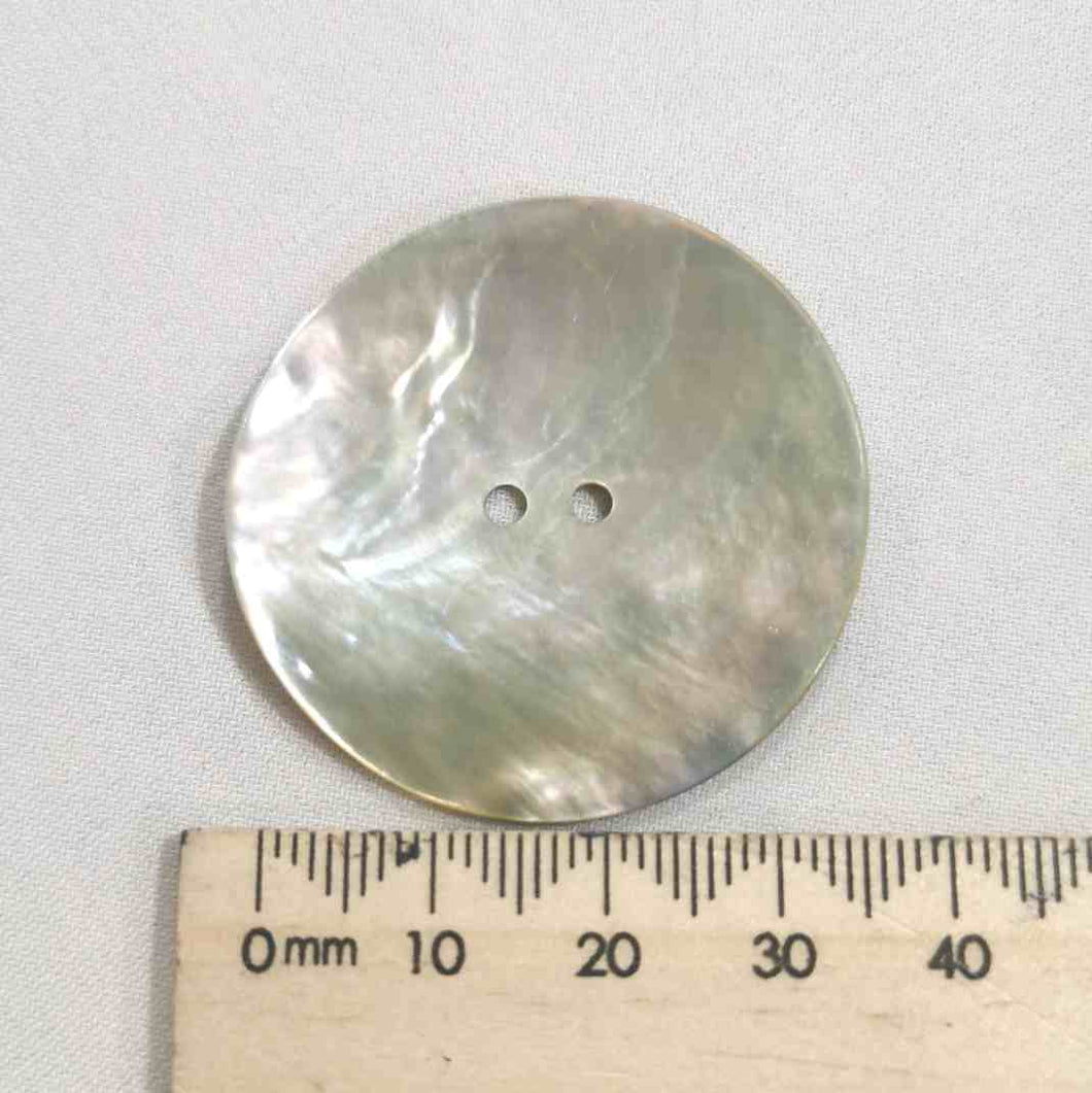 Shell Button, Extra Large White