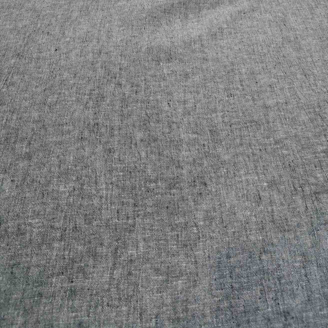 100% High Twist Linen, Salt and Pepper - 1/4metre