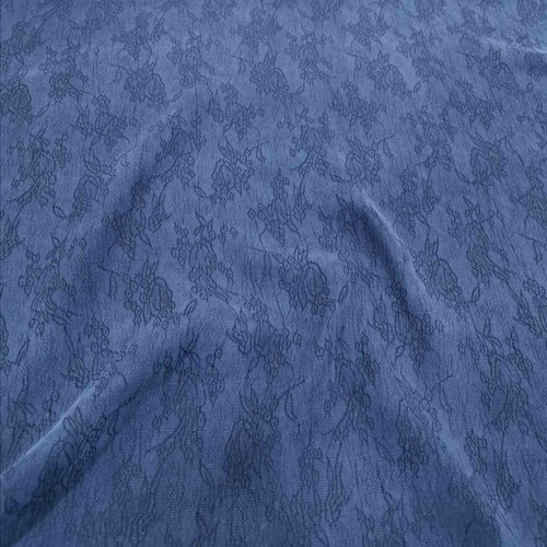 Rococo 100% Sand Washed Cupro , Navy - 1/4metre